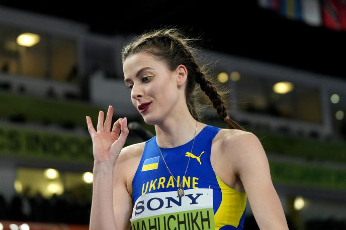 Jaroslava Mahučik |  Jaroslava Mahučik je osvojila svoj drugi naslov dvoranske svetovne prvakinje v skoku v višino. | Foto Reuters