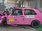 Dekra VW golf varnostni test