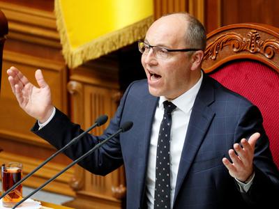 Zelenski: Prijeli so moškega, osumljenega umora nekdanjega predsednika parlamenta