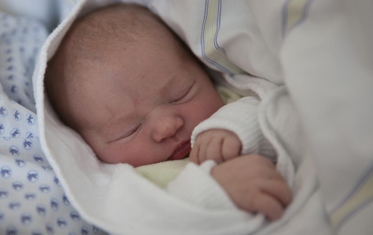novorojenček | Mlada tuja državljanka, ki je rodila deklico v koči Lugarnica, ki leži globoko v Nacionalnem parku Paklenica, sploh ni vedela, da je noseča. Fotografija je simbolična. | Foto Guliverimage