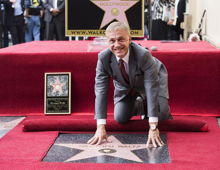 Christoph Waltz je dobil svojo zvezdo na hollywoodskem pločniku slavnih. | Foto: Reuters
