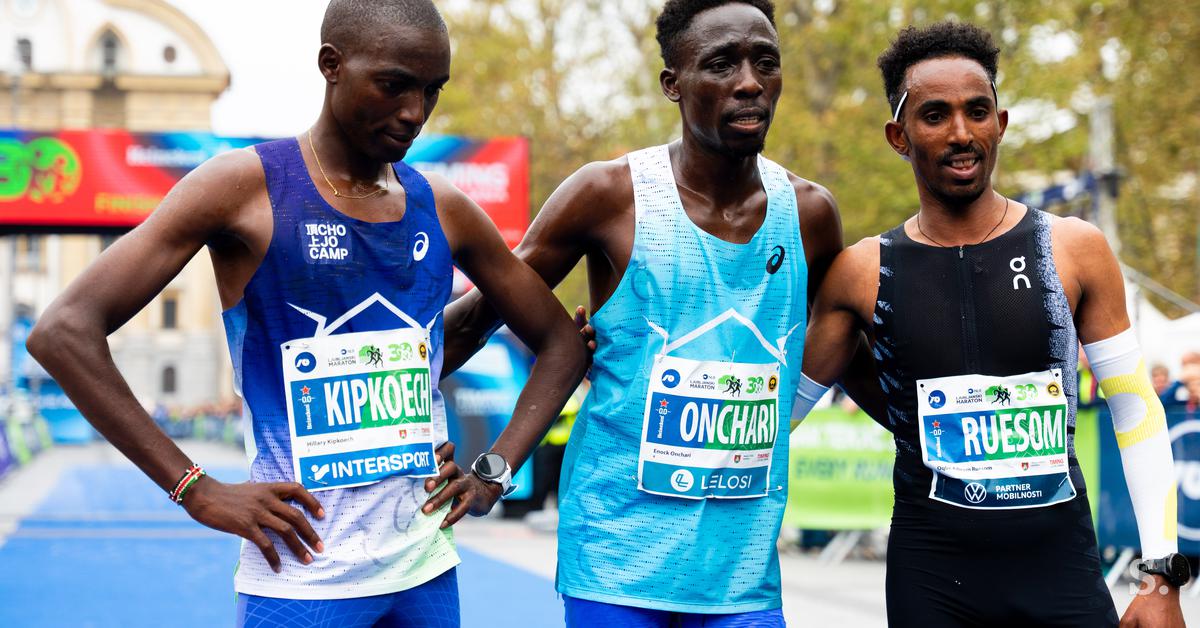 Photo : SIOL Ljubljanski maraton enock onchari