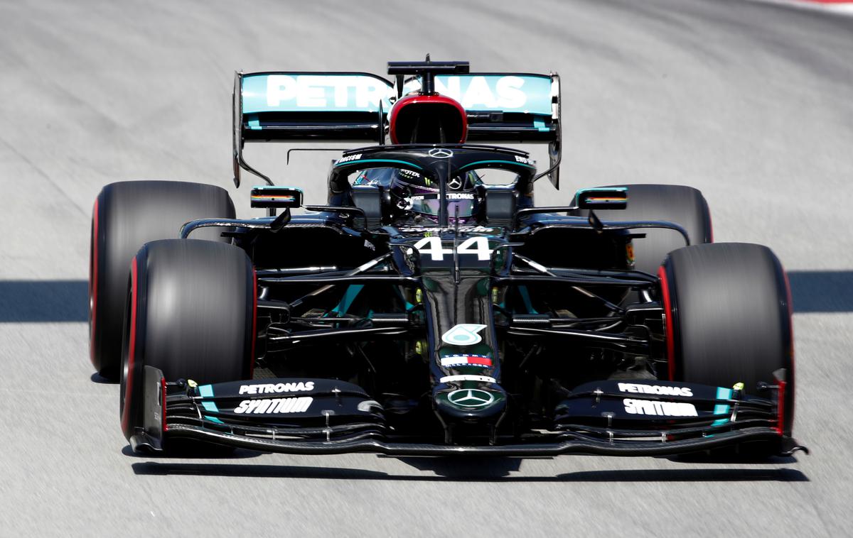 Lewis Hamilton | Mercedesa sta bila spet premočna. | Foto Reuters