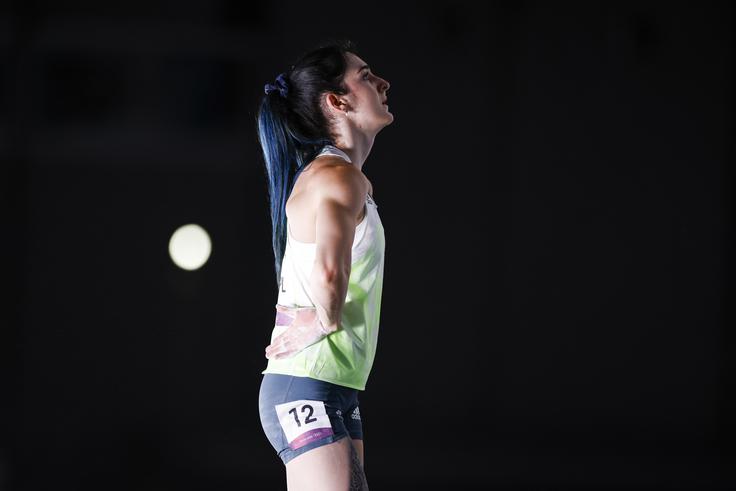 "Vem, da sem sposobna več," sporoča Kramplova. | Foto: Anže Malovrh/STA