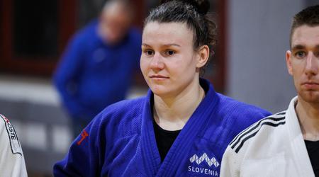Metka Lobnik v Budimpešti za bronasto kolajno