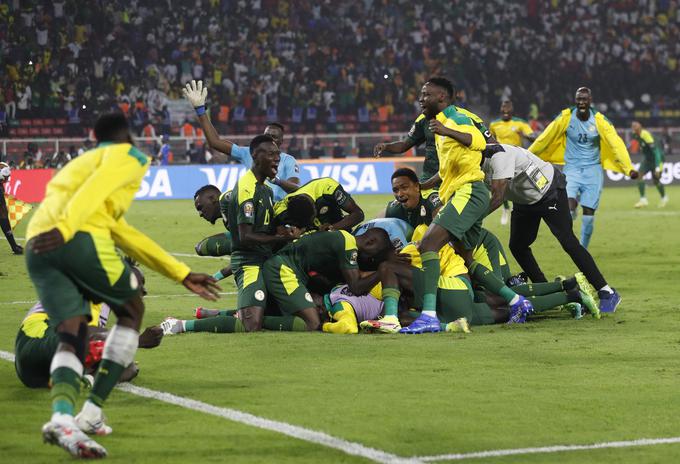 Afriški prvak Senegal je po novem 18. reprezentanca sveta. | Foto: Reuters