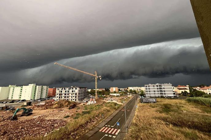 Oblaki nad Umagom | Nevihtni oblaki nad Umagom | Foto IstraMet/Ivica Martić
