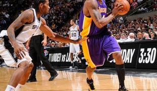 Vrnitev Bryanta, a Lakers spet nemočni proti Spurs