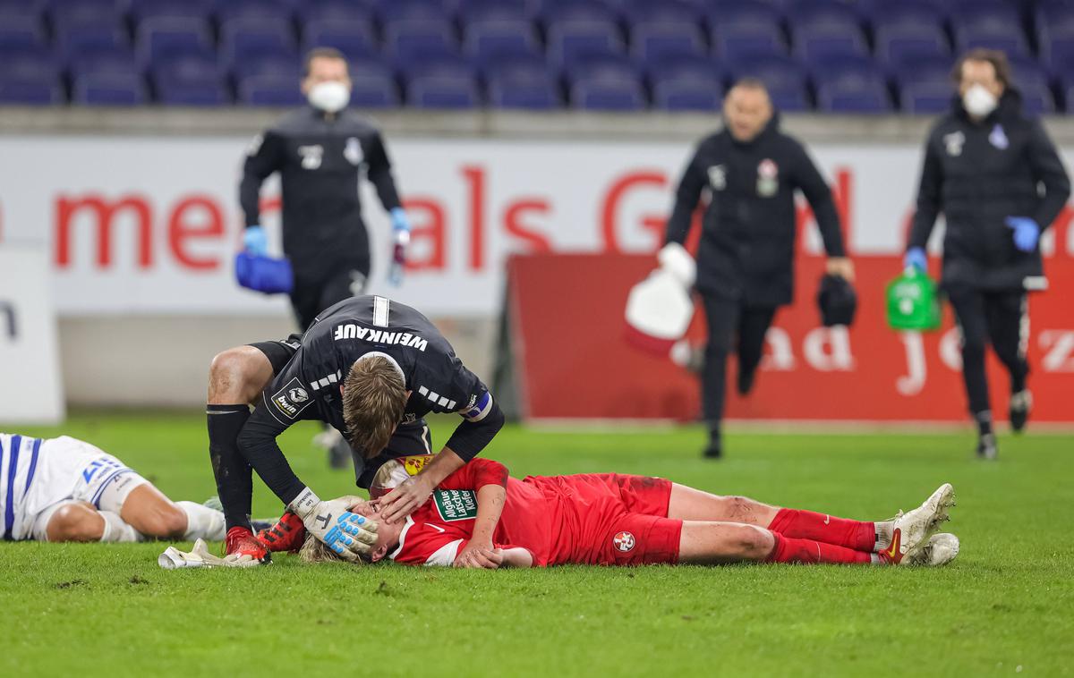 Felix Götze | Petindvajsetletni Leo Weinkauf je nogometnemu tekmecu rešil življenje. | Foto Guliverimage