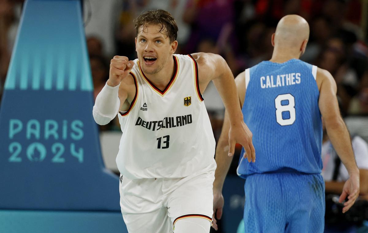 Moritz Wagner | Nemci so se kot prvi uvrstili v polfinale, potem ko so preskočili Grčijo. | Foto Reuters