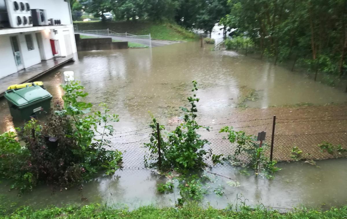 PTUJ | Zaradi neurja so nastale poplave na Ptuju. | Foto Marko Rabuza