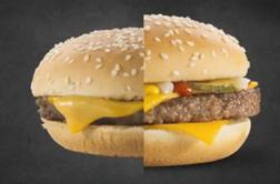 Hamburger v minuti, reklama v nekaj urah