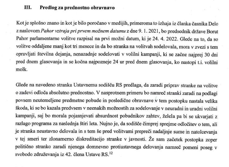 Odgovor SD ustavnemu sodišču | Foto: 