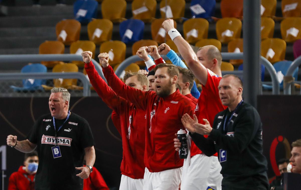 Danska SP rokomet | Tudi v danskem taboru, kjer sta zaradi novega koronavirusa v izolaciji dva igralca, opozarjajo na slabo organizacijo svetovnega prvenstva. | Foto Handball Egypt2021