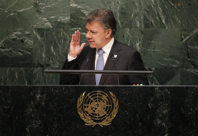 Juan Manuel Santos je kolumbijski predsednik od leta 2010. | Foto: Reuters