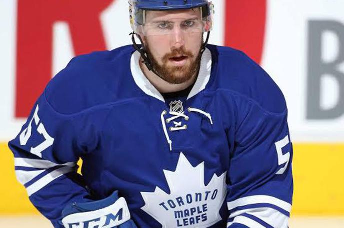 Andrew MacWilliam | Novi branilec Olimpije Andrew MacWilliam je zbral 12 nastopov v ligi NHL. | Foto Toronto Maple Leafs