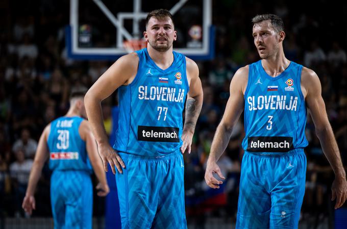 Osrednja zvezdnika slovenske košarkarske reprezentance Luka Dončić in Goran Dragić. | Foto: Vid Ponikvar/Sportida