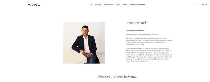 Jonathan Andic, Mango | Foto: Posnetek  zaslona