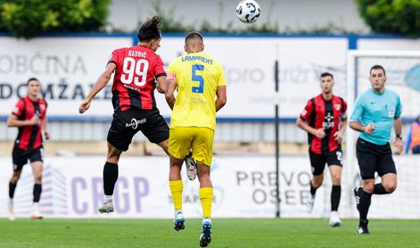 V živo: Domžale do vodstva, nesrečni Petek drugič zapored dosegel avtogol