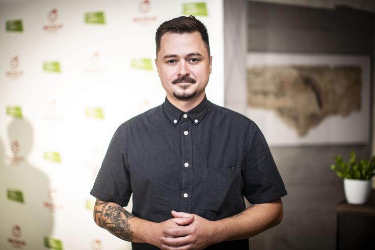 David Žefran, kuharski mojster iz restavracije Milka: Že ob odprtju smo imeli jasno idejo, kaj hočemo delati. | Foto: Bojan Puhek