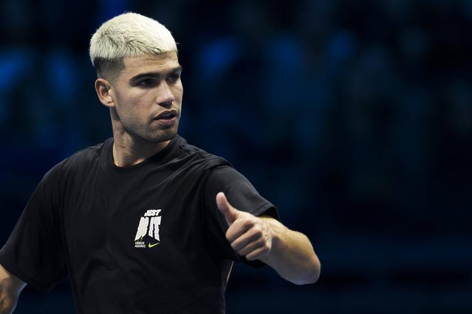 Carlos Alcaraz | Carlos Alcaraz ima še vedno možnost, da sezono konča na prvem mestu. | Foto Guliverimage