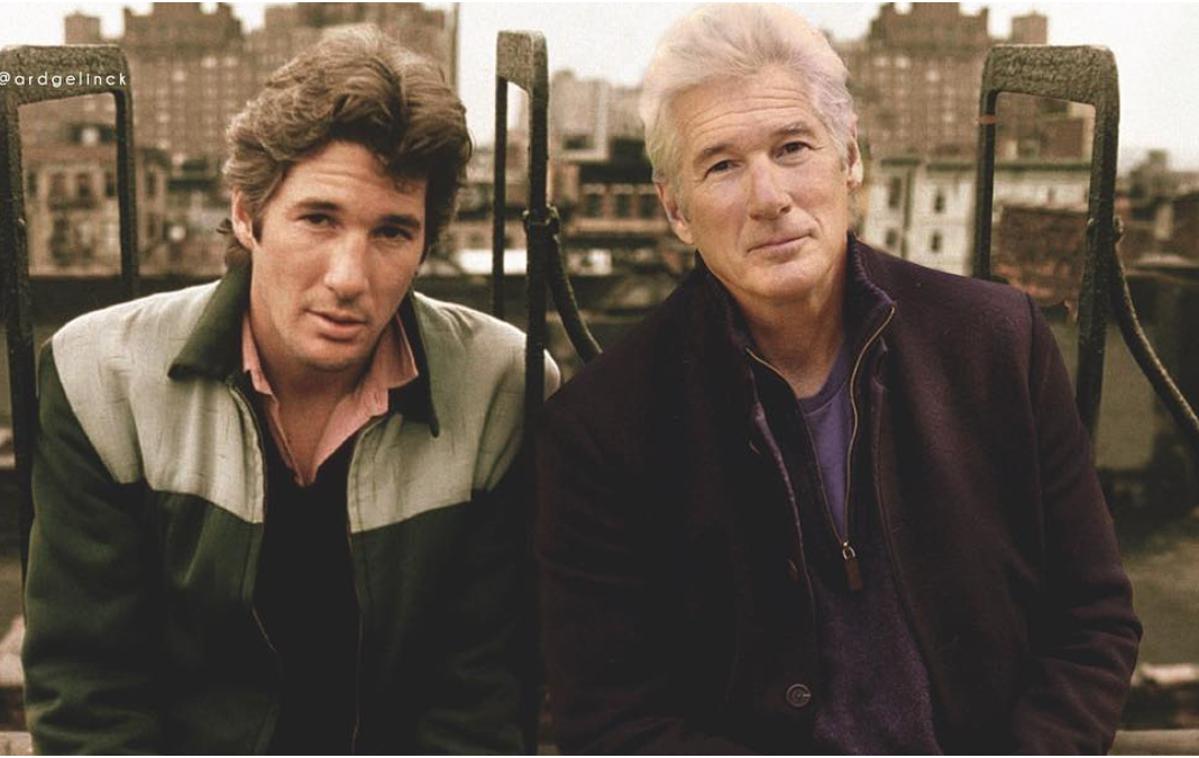 Richard Gere | Mlajši in starejši Richard Gere. | Foto Instagram