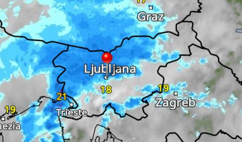 Idealni pogoji za najhujše dogodke: intenzivno bo, grozijo poplave #video