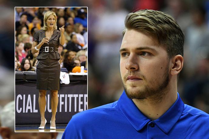 Luka Dončić kolaž | Luka Dončić bo oktobra prvič oblekel Dallasov dres, kot del trenerskega štaba pa ga bo opazovala tudi Jenny Boucek. | Foto Getty Images