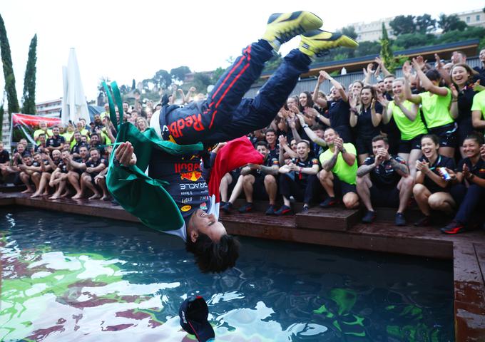 Po zmagi skok v bazen | Foto: Red Bull Content Pool