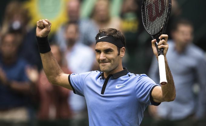 Roger Federer gre lahko v Wimbledon optimističen. | Foto: Getty Images