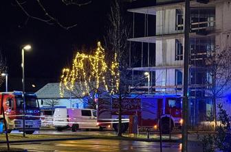 Požar v domu starejših občanov. Na teren tudi minister.