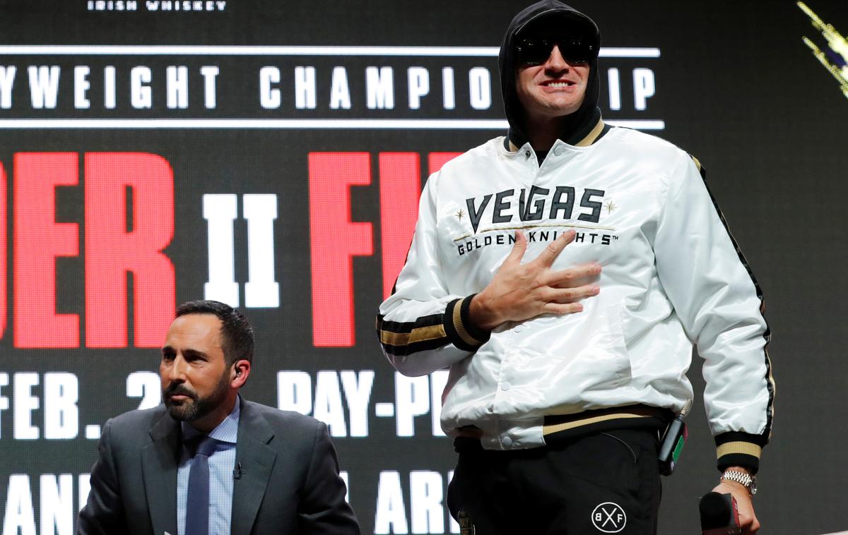 Tyson Fury Deontay Wilder | Britanec Tyson Fury in Američan Deontay Wilder se bosta v Las Vegasu v nedeljskih jutranjih urah po srednjeevropskem času pomerila v povratnem dvoboju boksarske težke kategorije WBC. | Foto Reuters