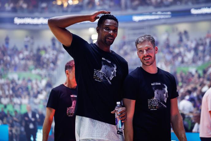 Chris Bosh | Chris Bosh na poslovilni tekmi Gorana Dragića. | Foto Anže Malovrh/STA