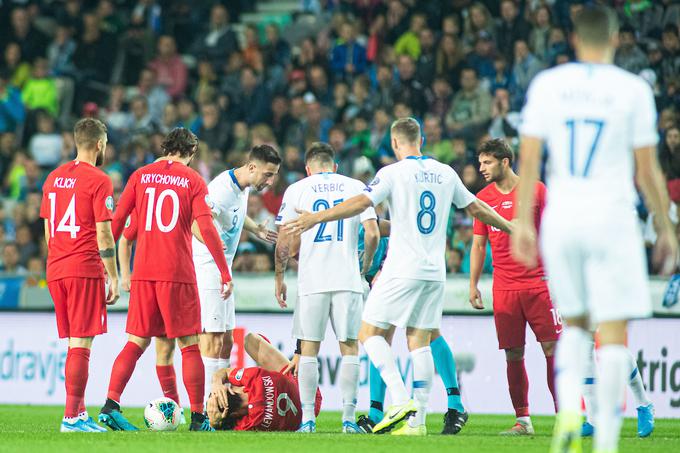 Slovenski nogometaši so v petek presenetili Poljake tako z borbenostjo kot tudi kakovostjo igre. | Foto: Grega Valančič/Sportida