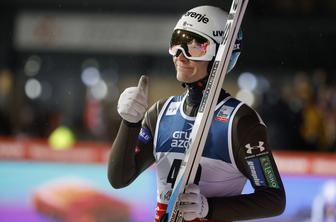 Anže Lanišek do drugega mesta v vetrovnem Lillehammerju!