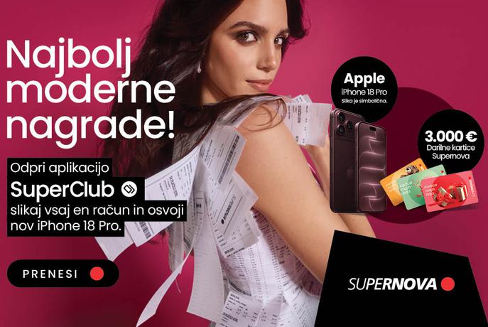 Nov iPhone 18 Pro? V SuperClubu je lahko tvoj.