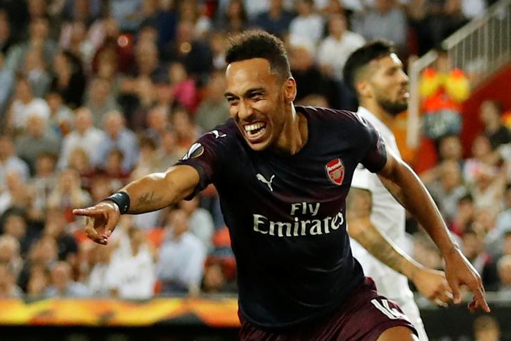 Pierre-Emerick Aubameyang je dosegel hat-trick. | Foto: Reuters