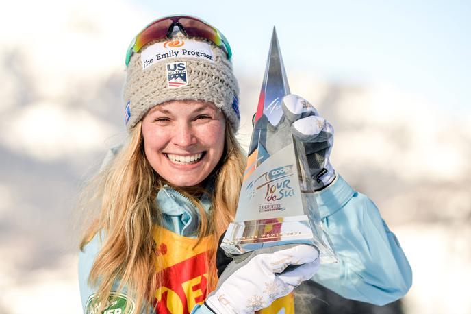 Jessica Diggins | Američanka Jessica Diggins je zmagovalka letošnje novoletne turneje v smučarskih tekih. | Foto Guliverimage