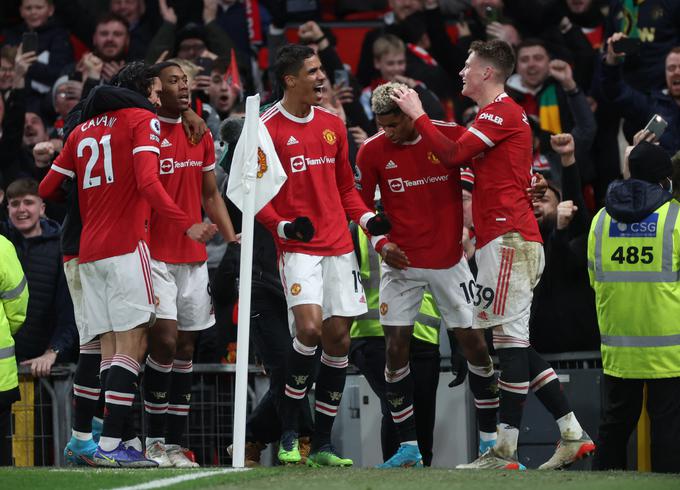 Marcus Rashford je zagotovil zmago Manchester Unitedu z zadetkom v 93. minuti. | Foto: Reuters