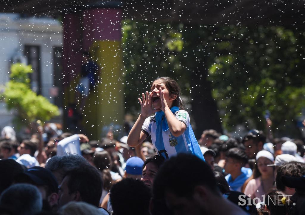 Argentina Sprejem Navijači