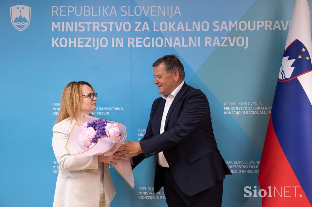 Monika Kirbiš Rojs in Aleksander Jevšek