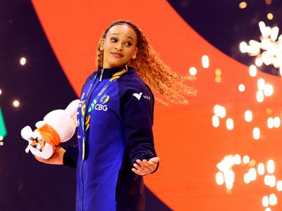 Rebeca Andrade se je vrnila s svetovnim naslovom