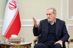 Pezeškian: Zaradi izraelskih napadov na Libanon pogajanja nesmiselna