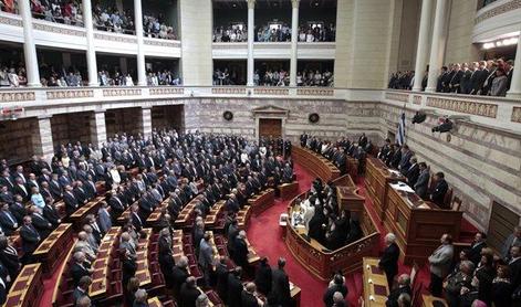 Grški parlament tudi uradno razpuščen, volitve razpisane