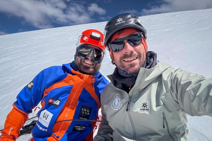 Aleš Česen | Lukas Wörle in Aleš Česen po preplezani prvenstveni smeri na zahodni strani še neosvojenega šesttisočaka Cherireen Sar (6224 m) v Karakorumu. | Foto Aleš Česen