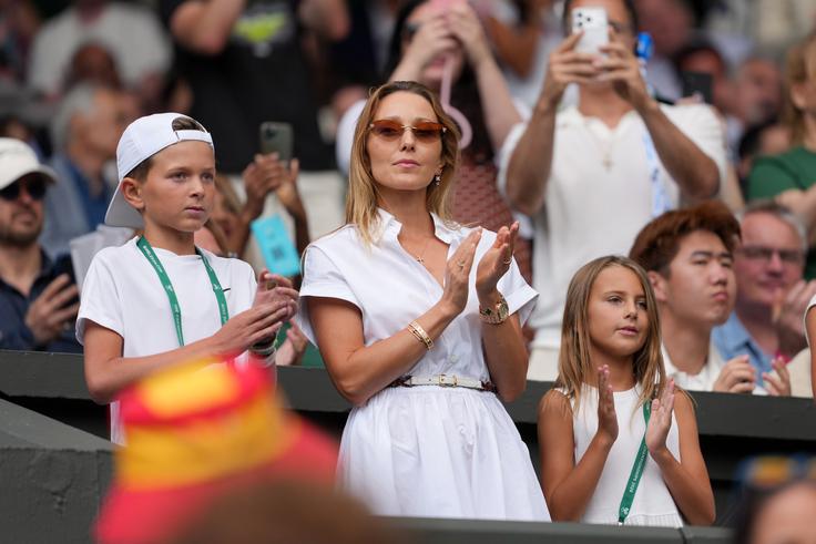 Vsi trije ga spremljajo v Wimbledonu. | Foto: Guliverimage