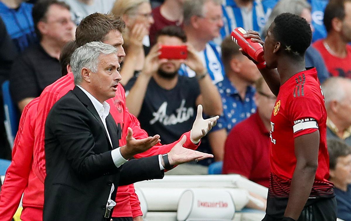 Jose Mourinho Paul Pogba | Jose Mourinho in Paul Pogba že dolgo nista več na isti valovni dolžini. | Foto Reuters