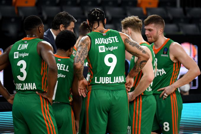 Trener Jurica Golemac je bil zadovoljen s predstavo košarkarjev in zmago. | Foto: KK Cedevita Olimpija/Tine Ružič