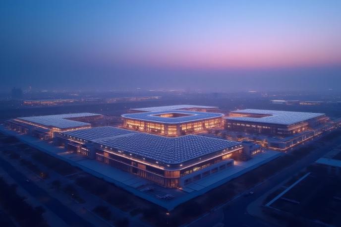 stargate uae | V kompleks Stargate UAE so ameriška tehnološka podjetja do zdaj vložila okrog 30 milijard ameriških dolarjev (26 milijard evrov), z obratovanjem pa bi moral začeli še letos. | Foto OpenAI