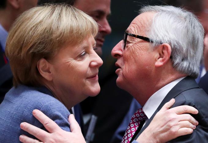 Angela Merkel in Jean-Claude Juncker | Foto: Reuters